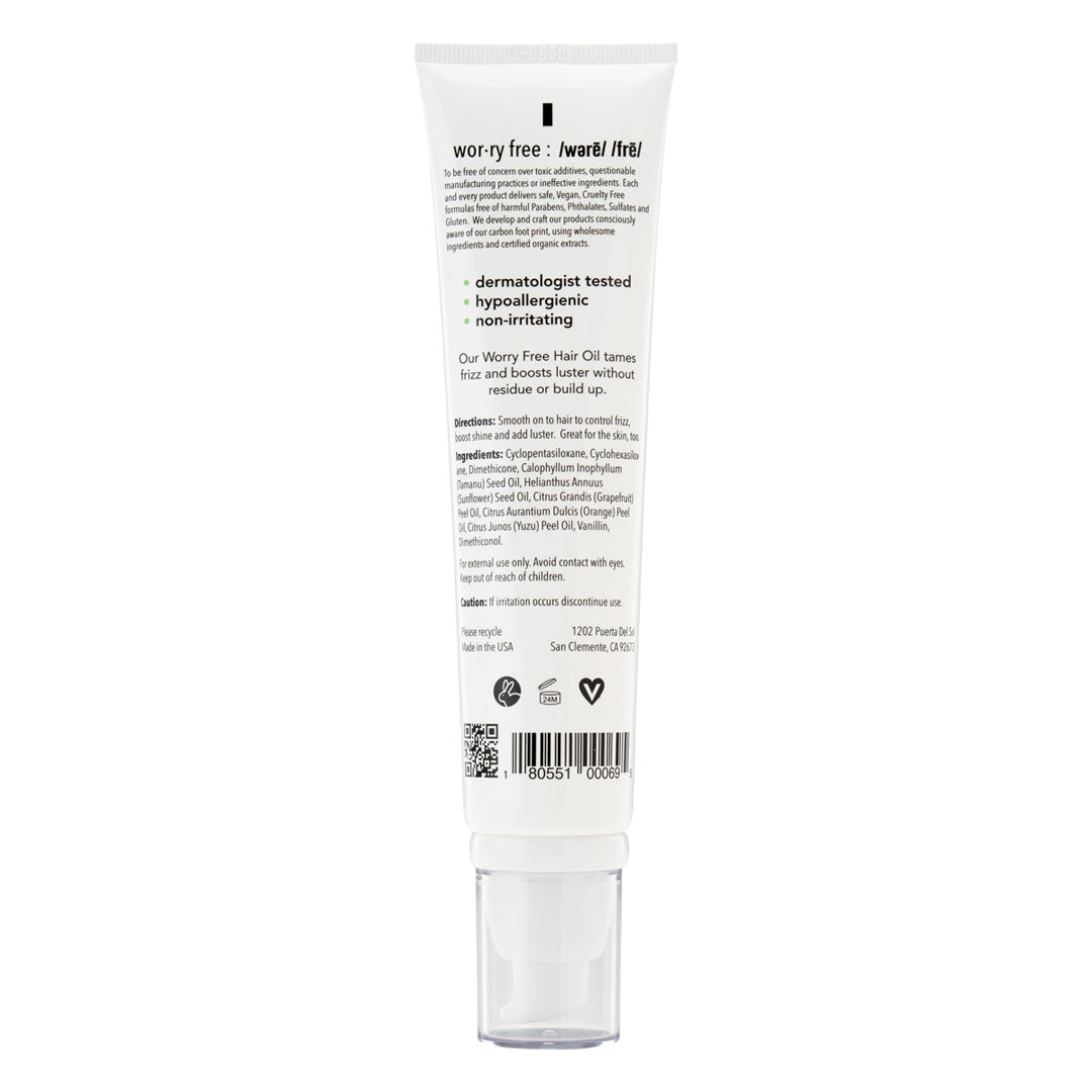 Worry Free Healing Hair Oil