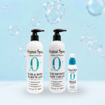 Original Sprout Baby Care Essentials Bundle with baby wash, baby cream and detangler