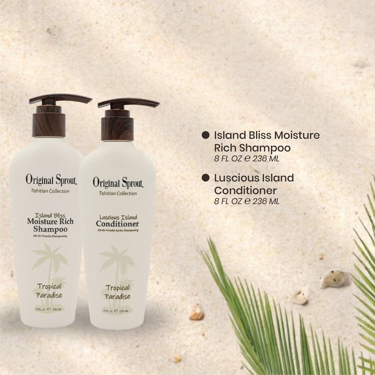 Additional view of Original Sprout Tahitian Hair Care Essentials Duo